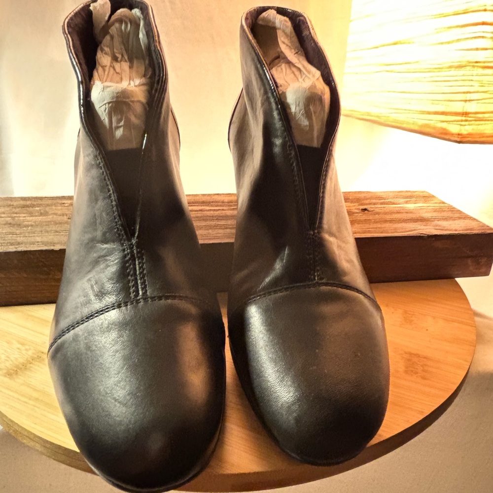 Rieker Black Ankle Booties